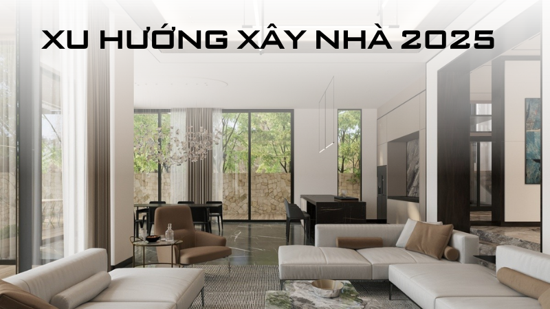 Hình ảnh minh họa các xu hướng thiết kế nhà cấp 4 sân vườn trong tương lai: tích hợp smart home, vật liệu bền vững, không gian xanh